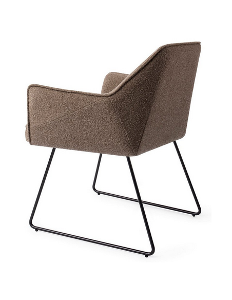 spisebordsstol med armlæn stof moderne design