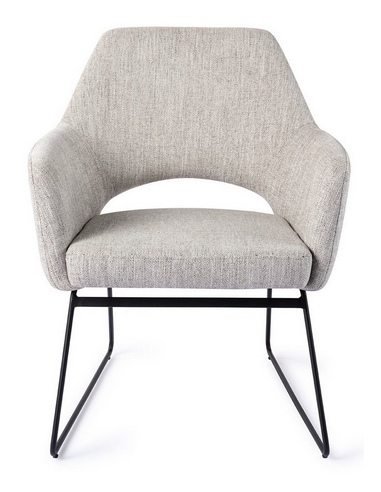 loungestol lænestol med armlæn stof moderne design