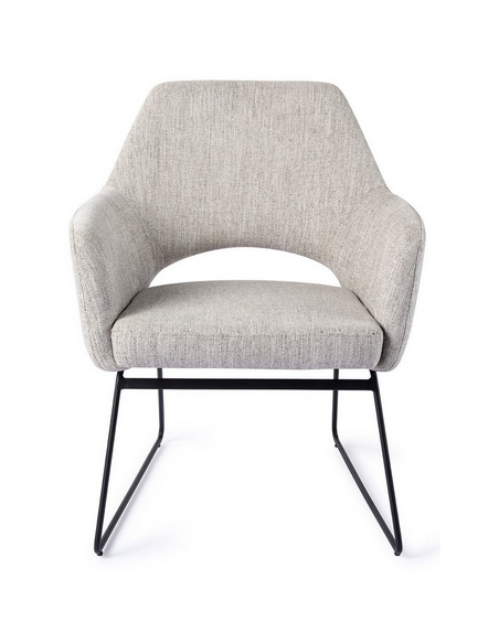 loungestol lænestol med armlæn stof moderne design