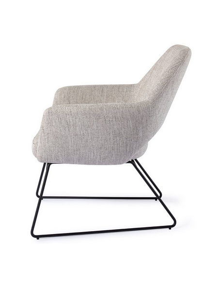 loungestol lænestol med armlæn stof moderne design