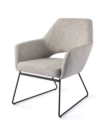 loungestol lænestol med armlæn stof moderne design