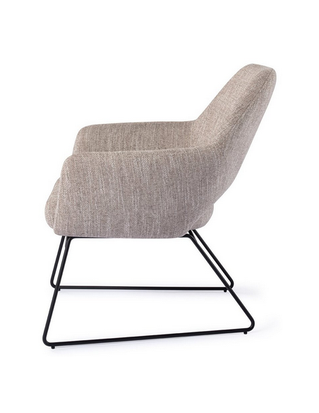 loungestol lænestol med armlæn stof moderne design