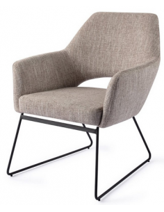 loungestol lænestol med armlæn stof moderne design 2