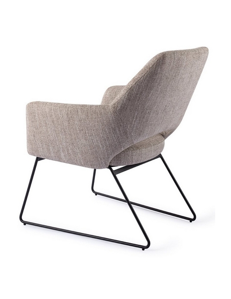 loungestol lænestol med armlæn stof moderne design