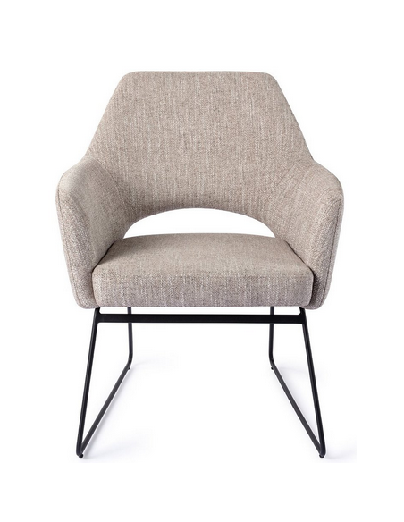 loungestol lænestol med armlæn stof moderne design