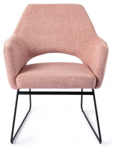 loungestol lænestol med armlæn stof moderne design