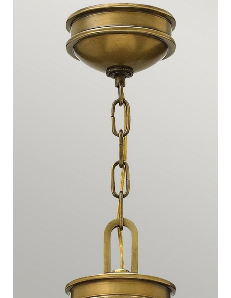 moderne design lysekrone messing stor