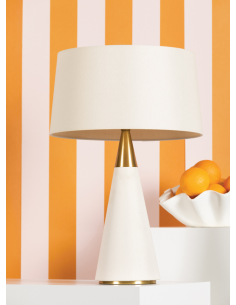 bordlampe messing marmor moderne design stor 2