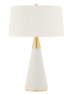 bordlampe messing marmor moderne design stor