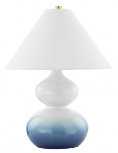 bordlampe messing marmor moderne design stor