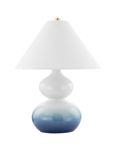 bordlampe messing marmor moderne design stor
