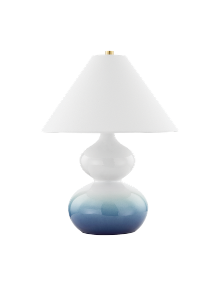 bordlampe messing marmor moderne design stor