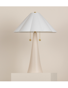 bordlampe messing marmor moderne design stor 2