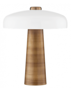 bordlampe messing marmor moderne design stor