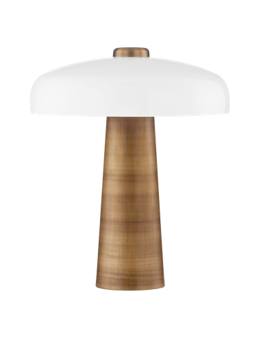 bordlampe messing marmor moderne design stor