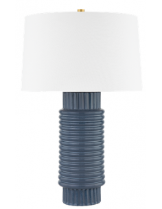 bordlampe messing moderne design stor