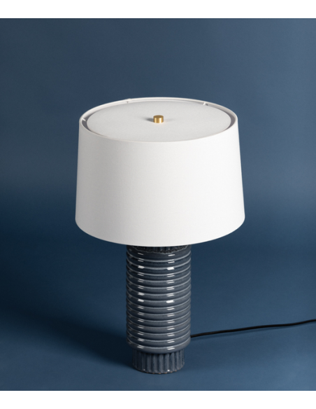 bordlampe messing moderne design stor