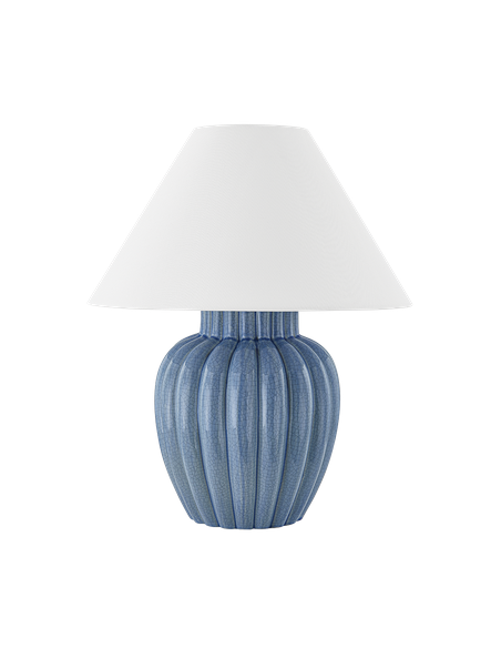 bordlampe messing moderne design stor