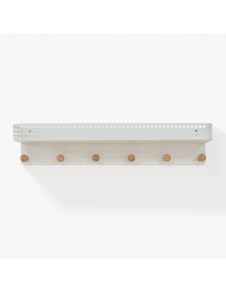 moderne hylde farvet garderobe entre badeværelse knagerække