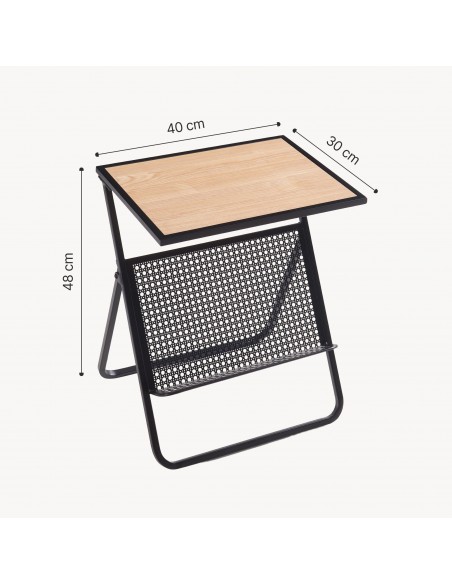sofabord sidebord stuemøbler rundt moderne design klapbord