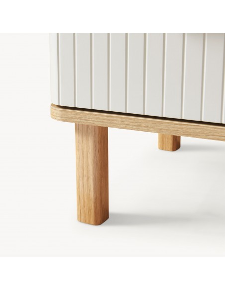 sengebord natbord træ opbevaring moderne eg