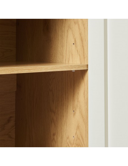 skænk træ eg sideboard opbevaring stuemøbler smal