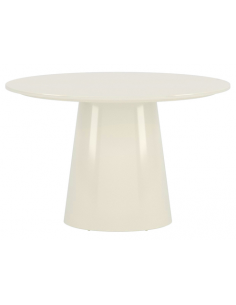 rundt spisebord 120 beige