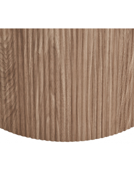 ovalt spisebord beige marmor