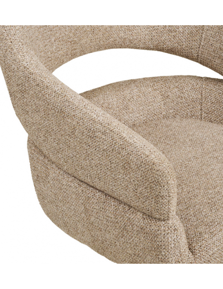 spisebordsstol armlæn drejefod drej moderne design stof