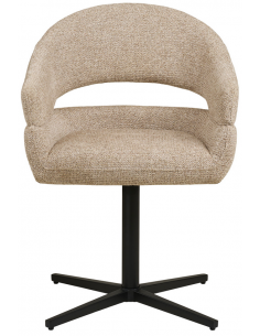 spisebordsstol armlæn drejefod drej moderne design stof 2