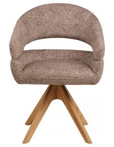 spisebordsstol armlæn drejefod drej moderne design stof træ eg egetræ 2