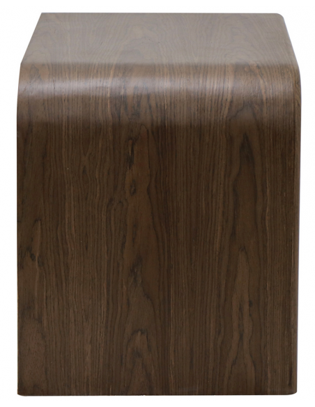 sengebord natbord egetræ eg brun moderne design skuffer