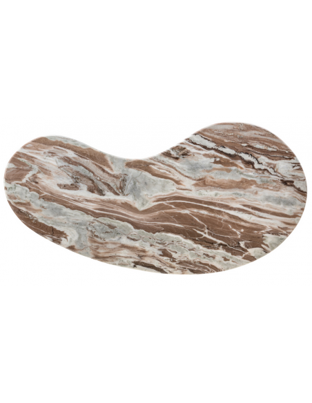 skrivebord moderne design træ marmor organisk