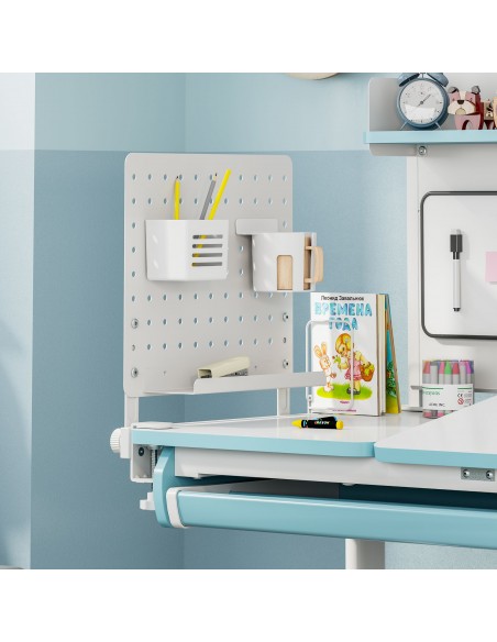 hæve sænke skrivebord computerbord børn børneværelse indretning