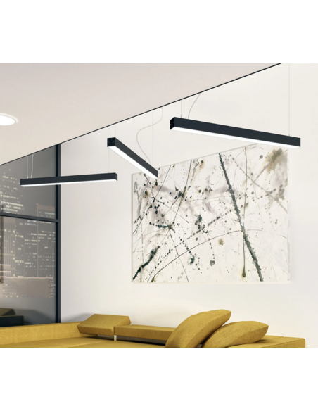 Langbordspendel langbordspendler Loftlampe led design sort