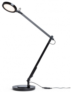 skrivebordslampe bordplade klemme sort led skrivebord børneværelse dæmpbar dæmper