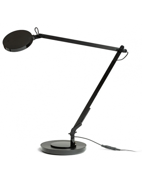 skrivebordslampe bordplade klemme sort led skrivebord børneværelse dæmpbar dæmper