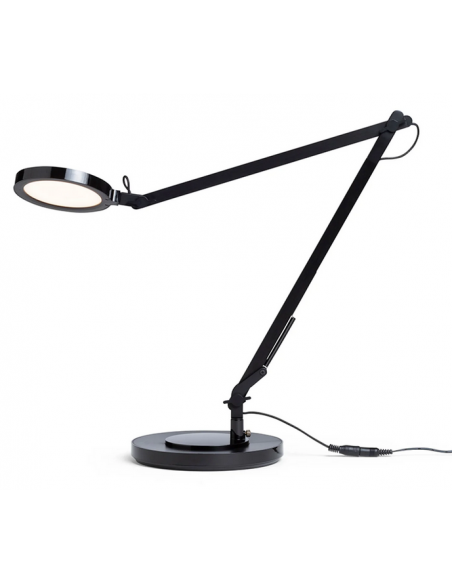 skrivebordslampe bordplade klemme sort led skrivebord børneværelse dæmpbar dæmper