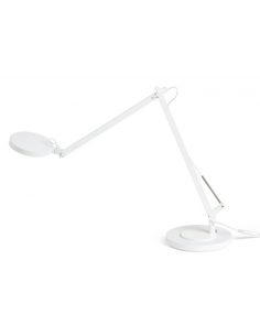 skrivebordslampe bordplade klemme hvid led skrivebord børneværelse dæmpbar dæmper 2