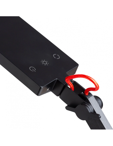 skrivebordslampe bordplade klemme sort led skrivebord børneværelse dæmpbar dæmper