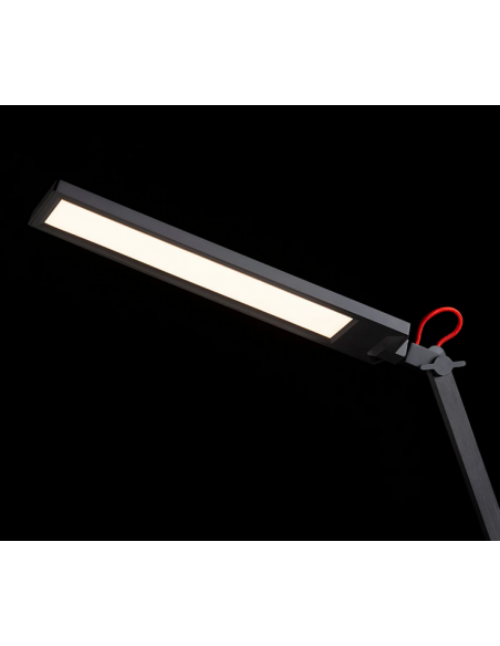 skrivebordslampe bordplade klemme sort led skrivebord børneværelse dæmpbar dæmper