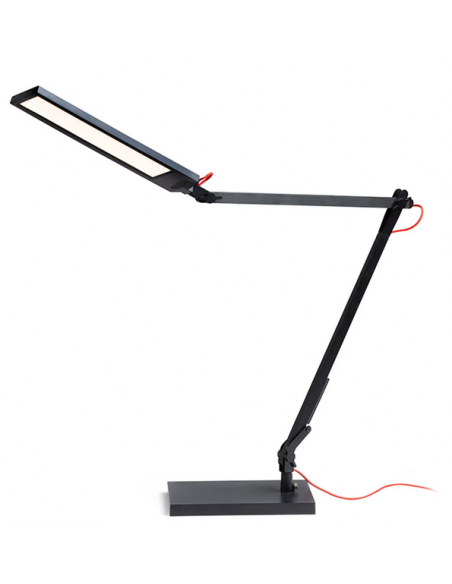 skrivebordslampe bordplade klemme sort led skrivebord børneværelse dæmpbar dæmper