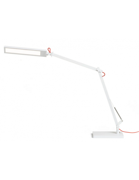 skrivebordslampe bordplade klemme hvid led skrivebord børneværelse dæmpbar dæmper