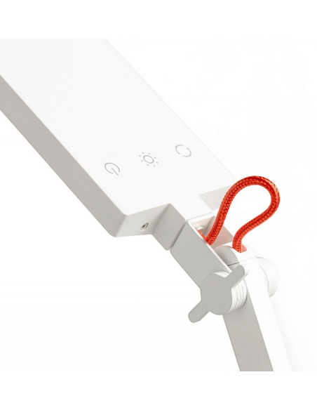 skrivebordslampe bordplade klemme hvid led skrivebord børneværelse dæmpbar dæmper