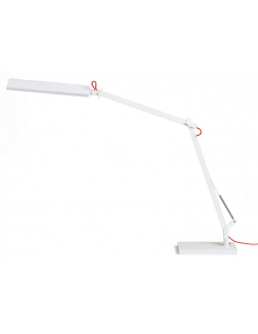 skrivebordslampe bordplade klemme hvid led skrivebord børneværelse dæmpbar dæmper 2