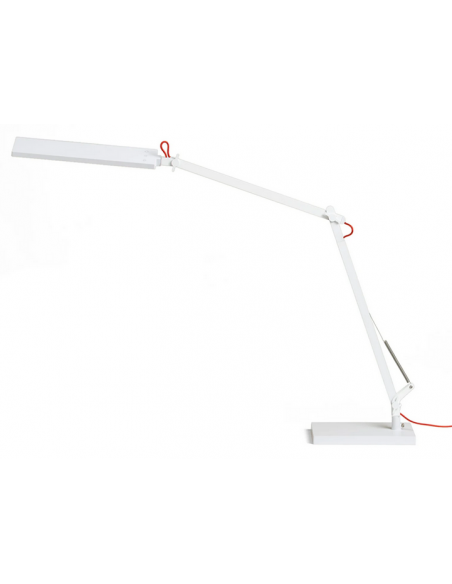 skrivebordslampe bordplade klemme hvid led skrivebord børneværelse dæmpbar dæmper