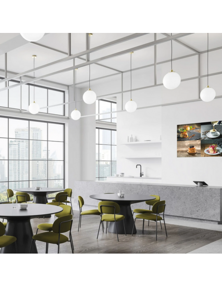 Loftlampe pendellampe messing e27 design spisebord