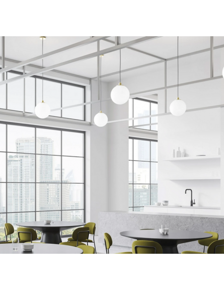 Loftlampe pendellampe messing e27 design spisebord