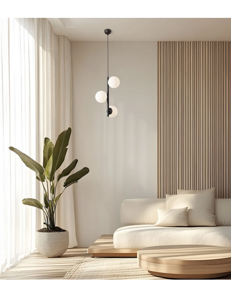 Loftlampe pendellampe sort e27 design spisebord