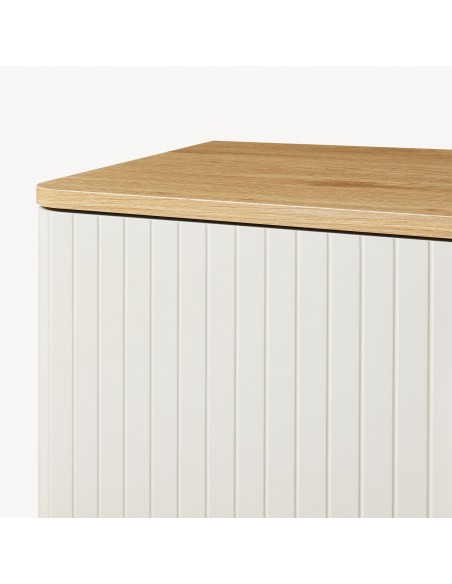 tvbord med opbevaring træ eg opbevaring stuemøbler